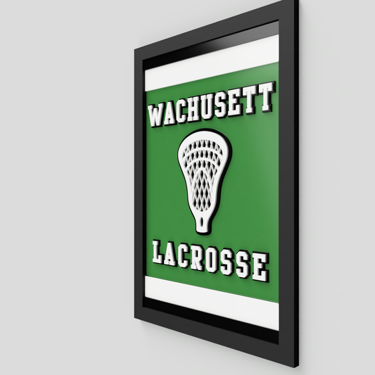 12x18" Wachusett Lacrosse Sign