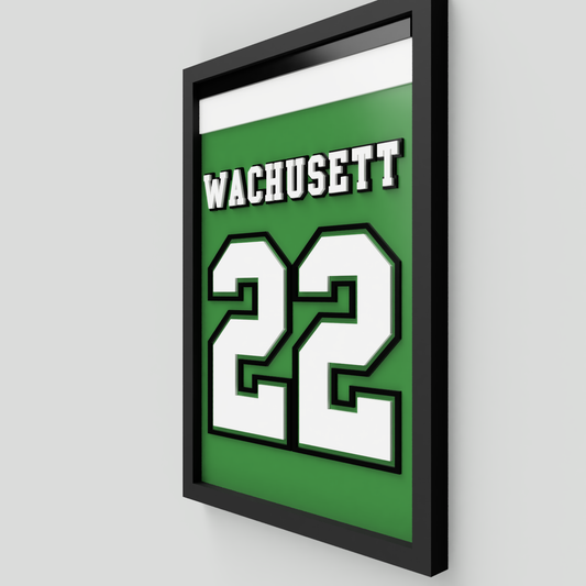 12x18" Wachusett Custom Jersey Number Sign