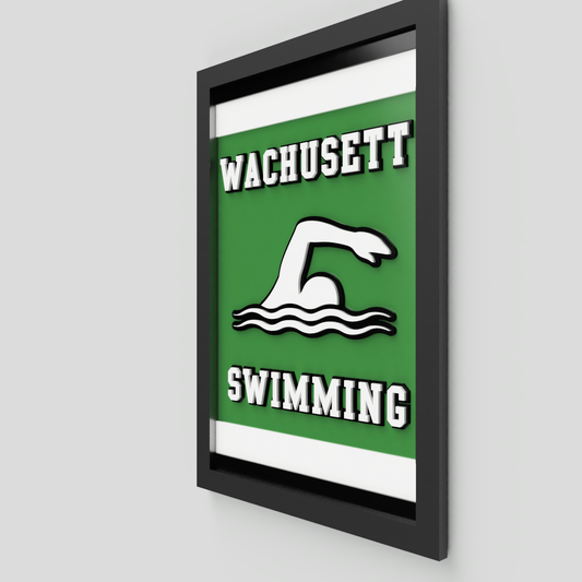 12x18" Wachusett Swimming Sign